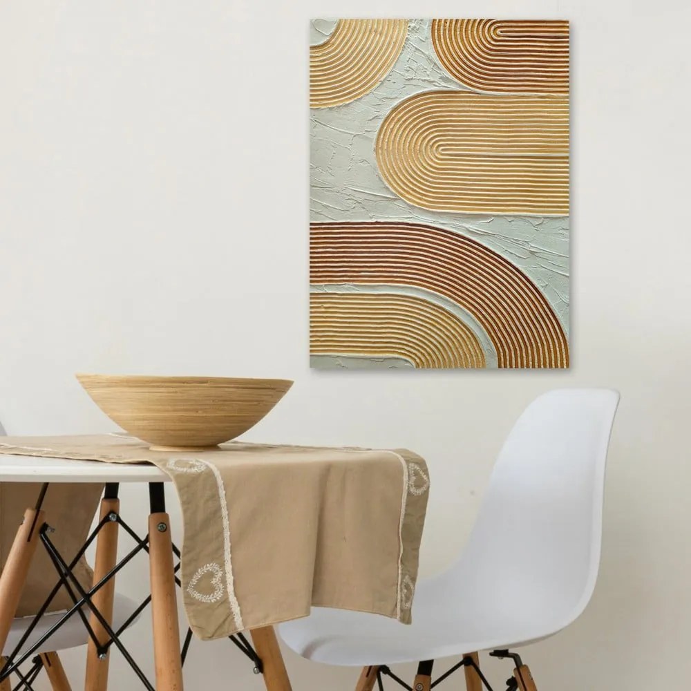 Kézzel festett kép 50x70 cm 3D Canvas – Wallity