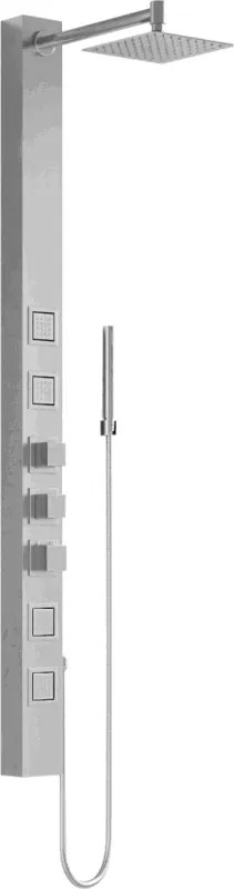 Mexen Orco zuhanypanel, króm - 7607-03-00