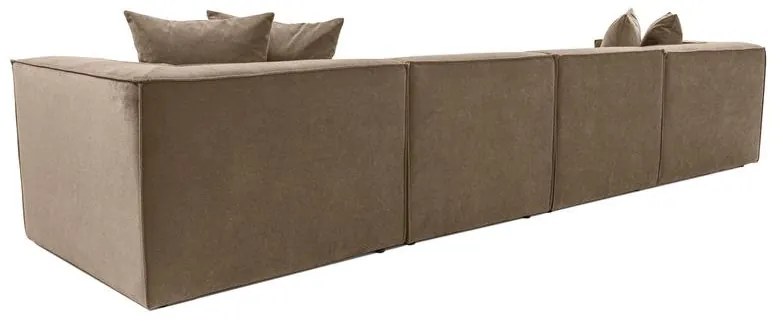 Sarokkanapé Sora (L1-O1-O1-1R-POUFFE ) - Barna