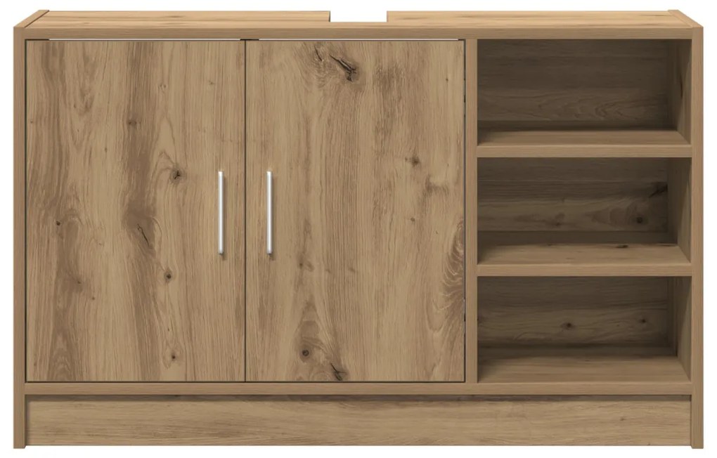 Mosogató Szekrény Kézműves tölgy 90x29x55 cm Összeszerelt Fa