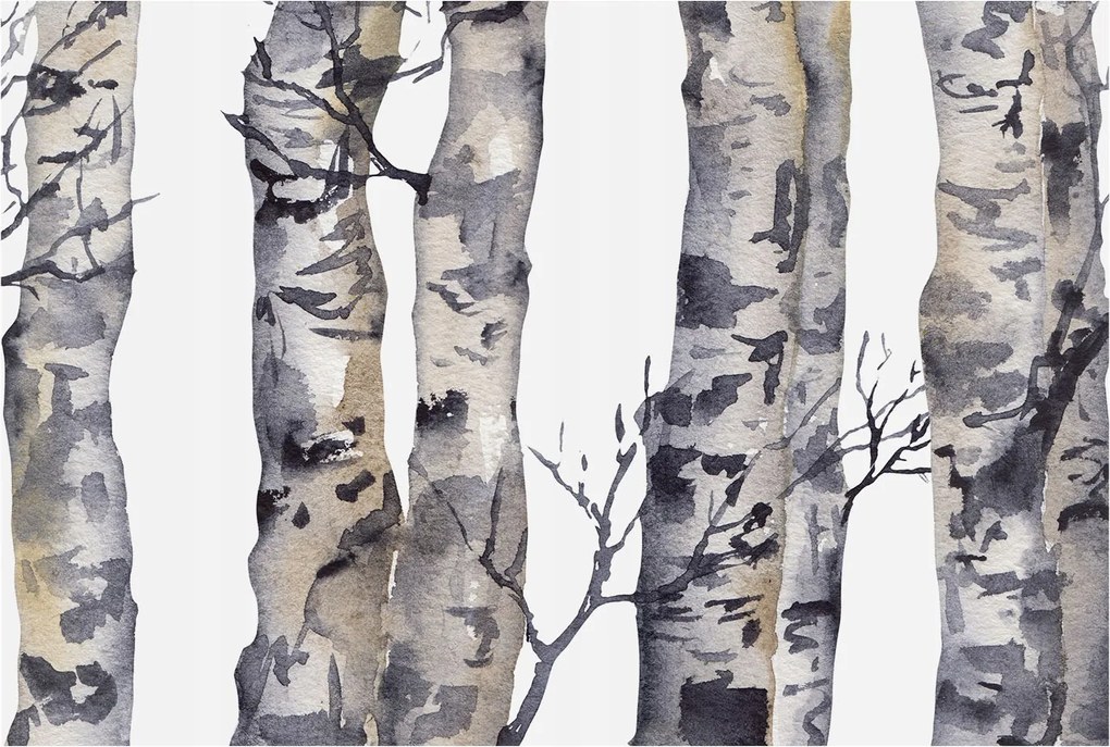 Flizelin Dekoratív fotótapéta Hálószobába Axiális erdő 104x70 Ragasztó