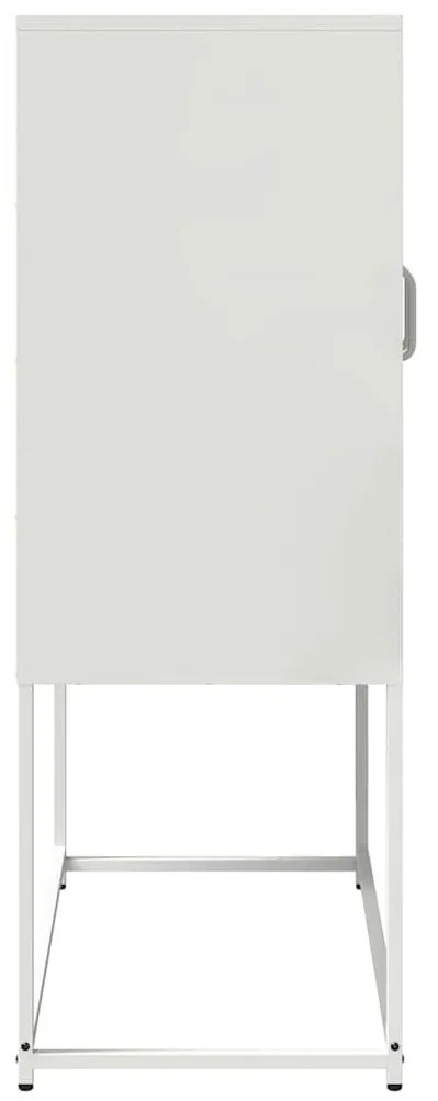 Magastábla Fehér 68x39x107 cm Acél