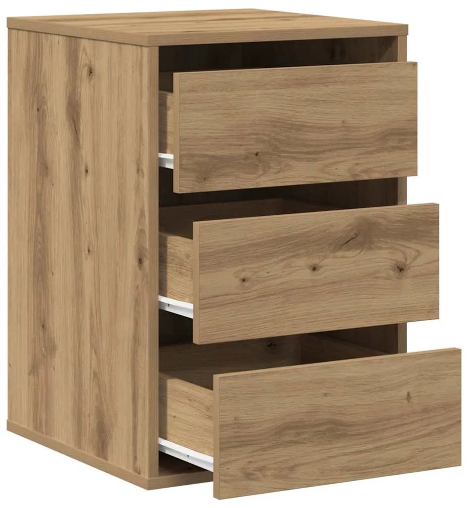 vidaXL kézműves tölgy szerelt fa sarok komód 40 x 41 x 58 cm