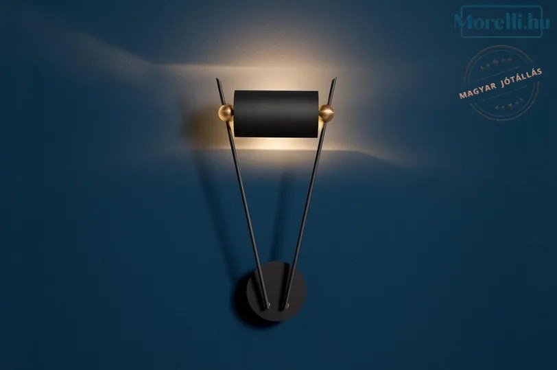 CATELLANI-SMITH VIWB FLEX Fekete Színű Fali Lámpa LED 15W IP20