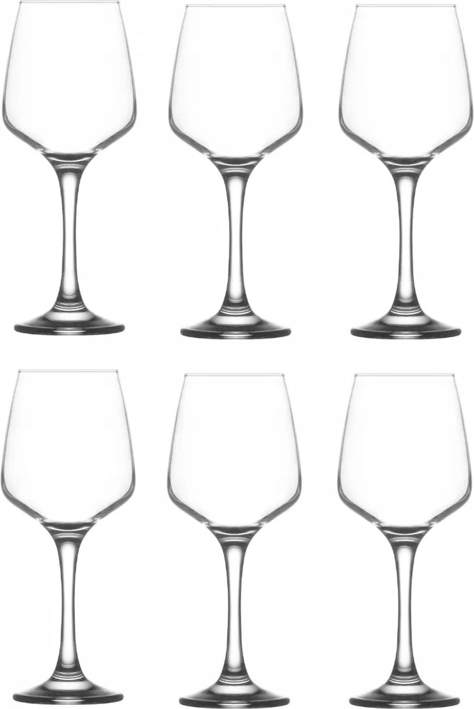 Lav Lal Pohár Szett 6 db-os Vízi Borospohár Szett 6 x 295 ml