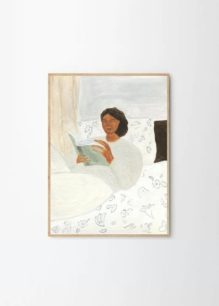 Poszter 50x70 cm Morning Read – Isabelle Vandeplassche – The Poster Club