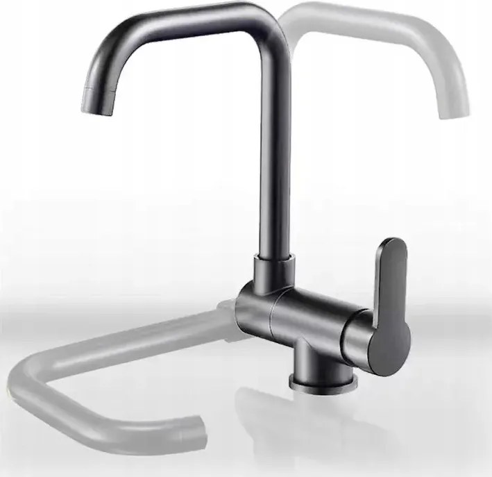 Konyhai csaptelep Gun Grey Gina Ablak Alatt Összecsukható konyhai csaptelep