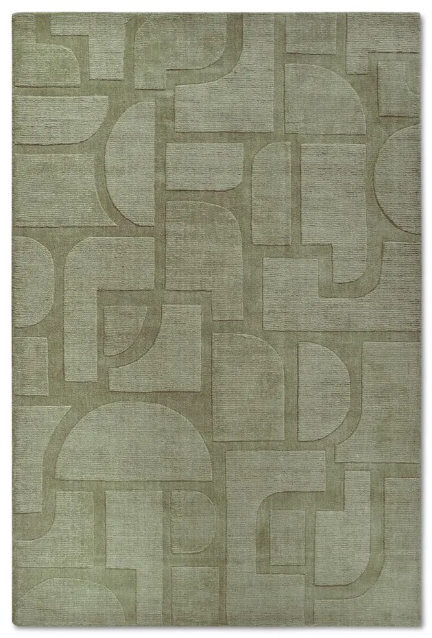 Zöld kézi szövésű gyapjú szőnyeg 160x230 cm Alexis – Villeroy&amp;Boch