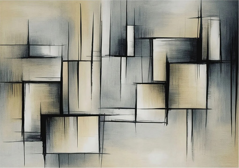 Fotótapéta Flizelin Design Divatos Absztrakt geometria 208x146