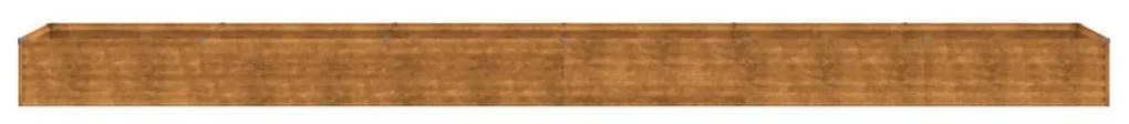 vidaXL corten acél kerti magaságyás 580x50x36 cm