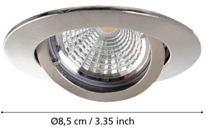 Eglo 95359 - SET 3x LED Beépíthető lámpa TEDO 3xGU10-LED/5W/230V