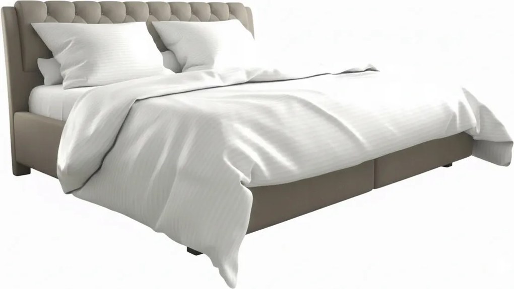 Atlas Grádl Standard fehér szállodai ágynemű csíkos 2cm fésült pamut