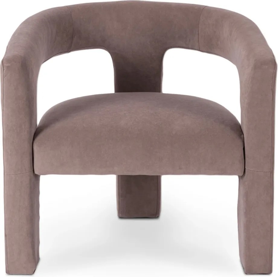 Design Fotel sötét bézs színben. LILLE
