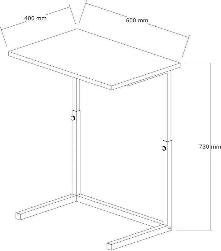 Laptop állvány fém lábakkal
