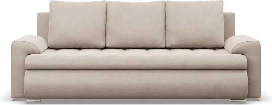 Tokio kanapéágy, bársony, bézs