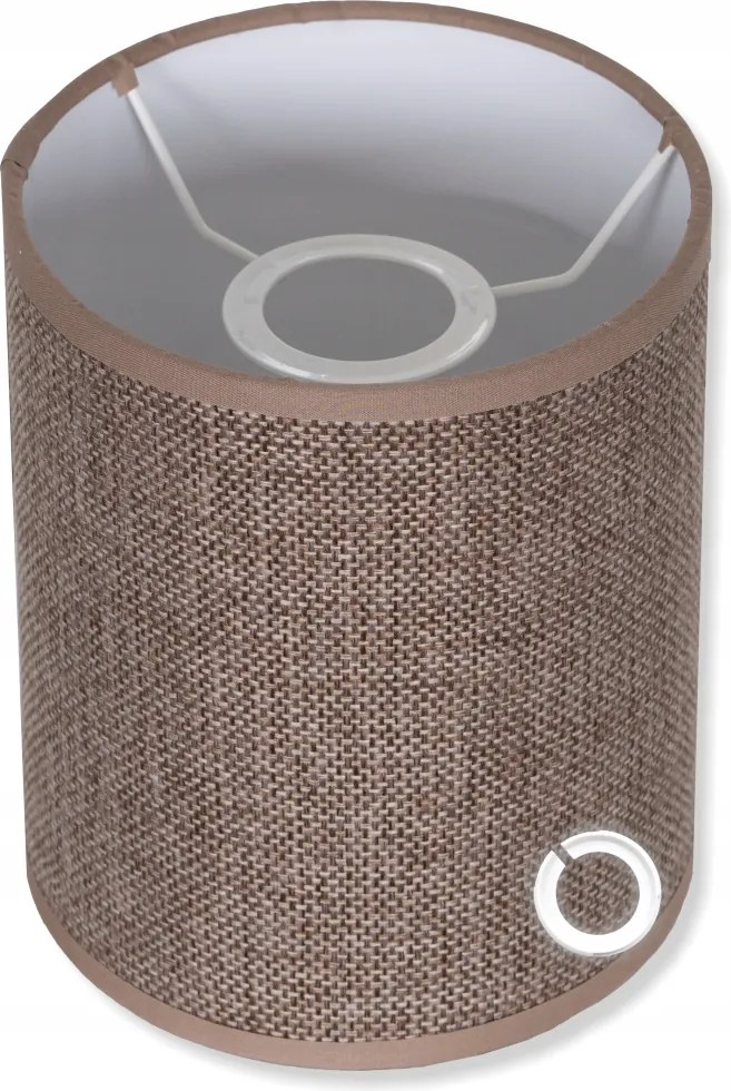 Lámpabúra Lenvászon Barna Szövet 20 cm x 25 cm Csillár lámpa e14 e27