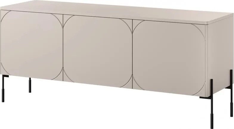 Sonatia 150 háromajtós TV-szekrény - kasmír