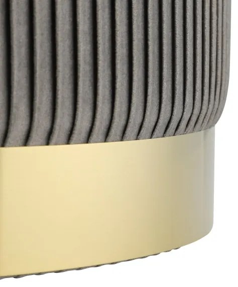 Eglo 424023 - KÉSZLET 2x Taburet MASHIKE átm. 31,5/36 cm szürke/arany