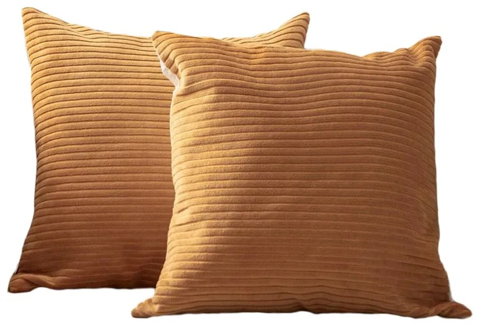 Kordbársony párnahuzat szett 2 db-os 43x43 cm – Mioli Decor