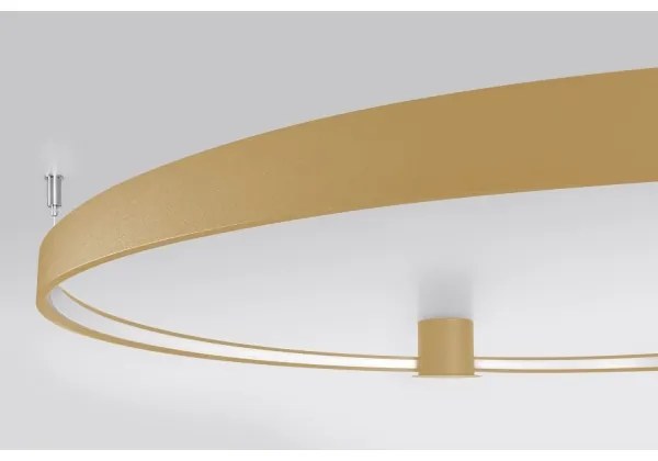 Thoro TH.222 - LED mennyezeti lámpatest RIO LED/21W/230V CRI98 3000K átm. 55 cm arany