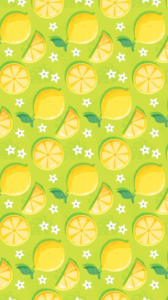 Strandtörölköző LEMONS 100x180 cm zöld, 100% mikroszálas