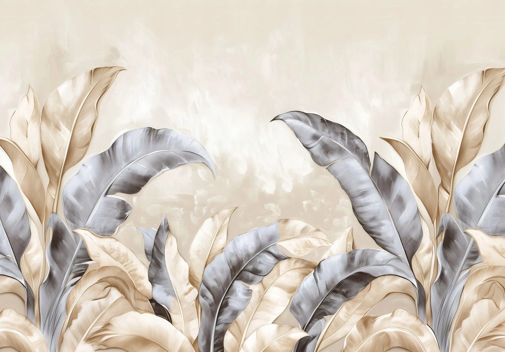 Fotótapéta Levelek A Flizelinen A Hálószoba Nappalijába fotótapéta a falra