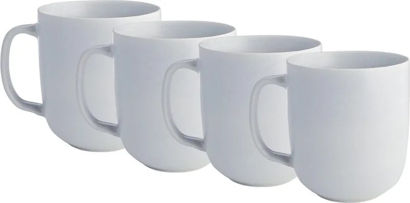 CASA NOVA bögre 400ml, 4 db-os készlet, világosszürke