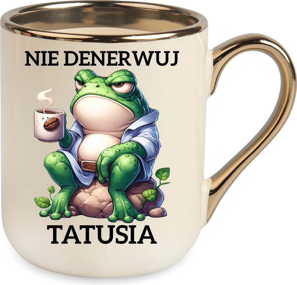 Bögre Elegáns Bézs Ajándék Apák Napja Születésnap Ünnepek Csomagolás