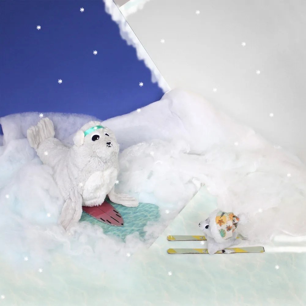 Plüssjáték szett 2 db-os Ptipotos Ploufou – Les Deglingos