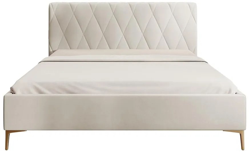 Franciaágy 140 cm Tikka 140 (bézs + arany). 1099420
