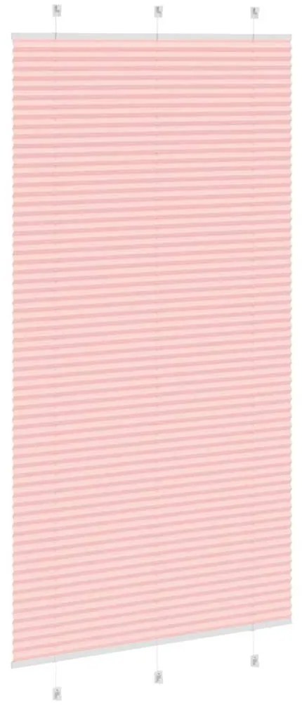 pliszírozott redőny rózsaszín 110x200cm szövetszélesség 109,4cm