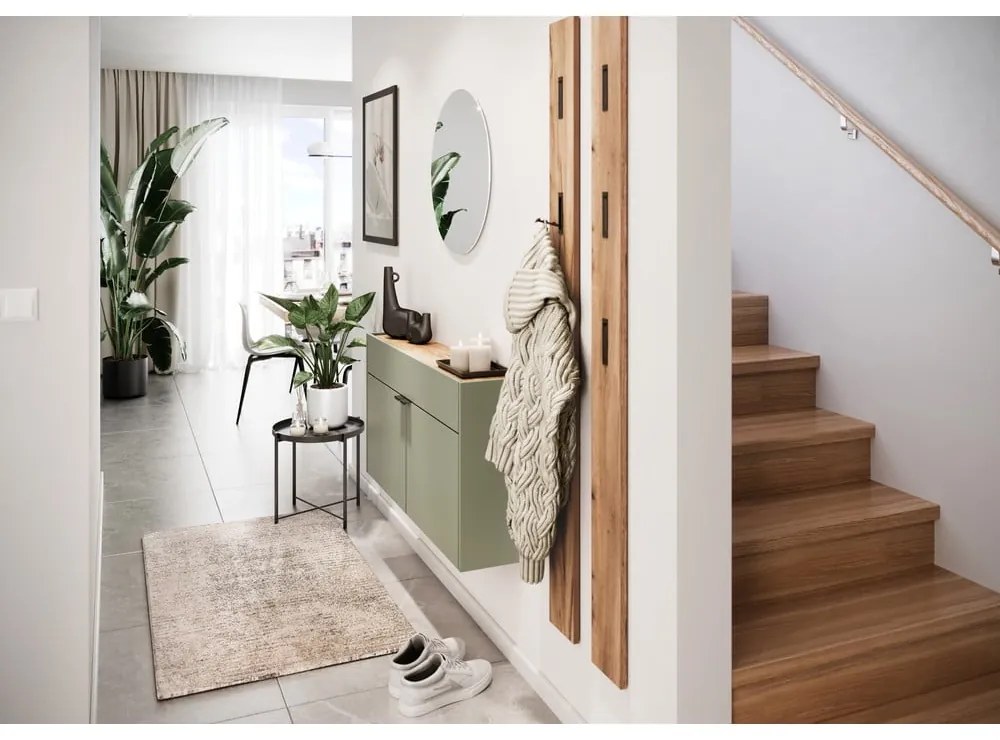 Zsályaszínű szekrény 110x57x22 cm Ameca – Germania