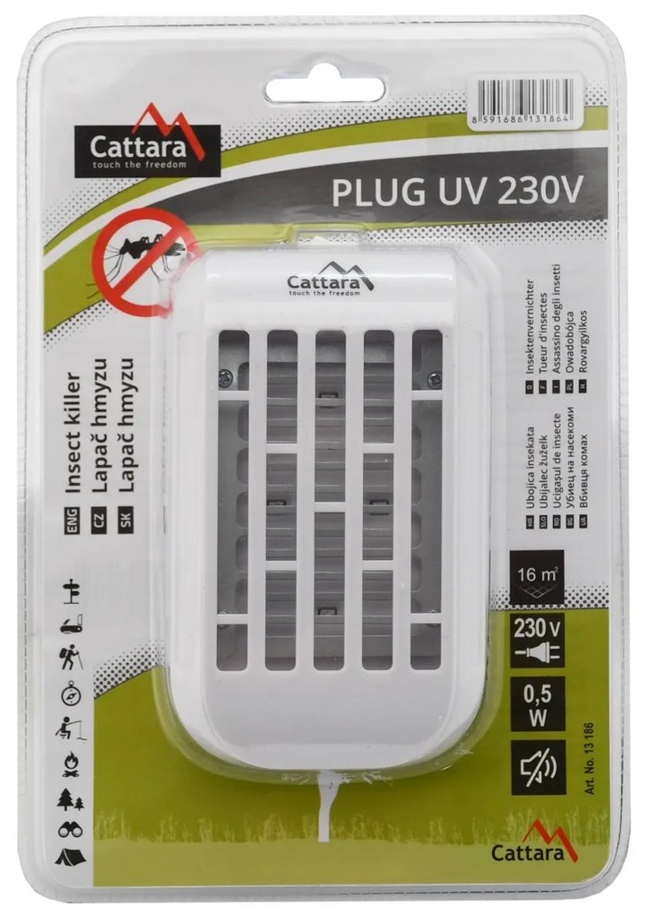 Cattara rovarcsapda LED UV Plug, 230 V