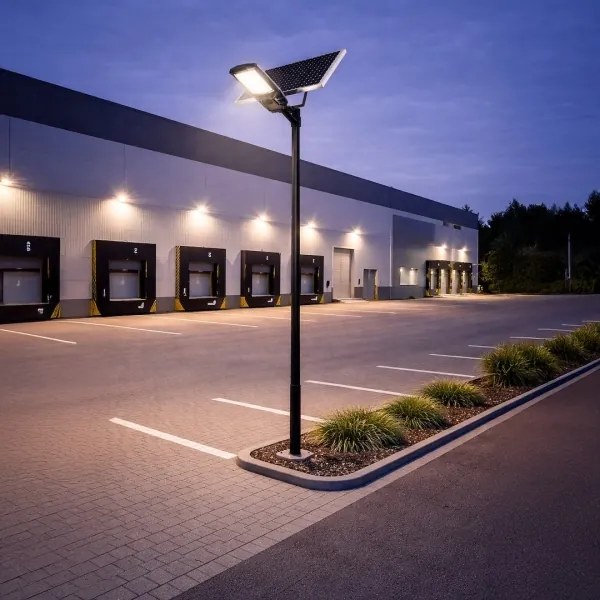 LED dimmelhető utcai lámpa érzékelővel és napelemmel KOBRA 400W/24000 mAh IP65 antracit + távirányító