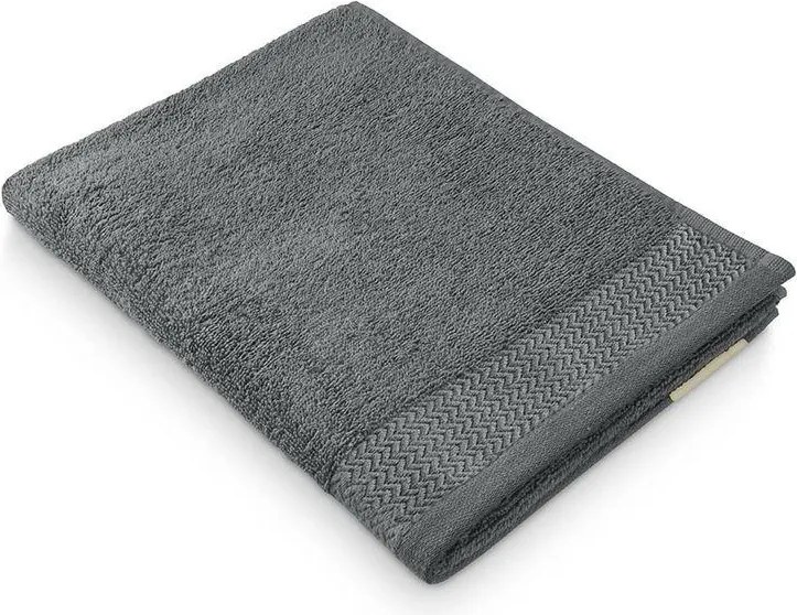 Törölköző CLYR 50x100 cm sötétszürke, 100% pamut