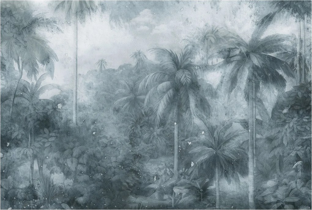 Fotótapéta Flizelina Dekoratív az irodába Trópusi növényzet 104x70 Ragasztó