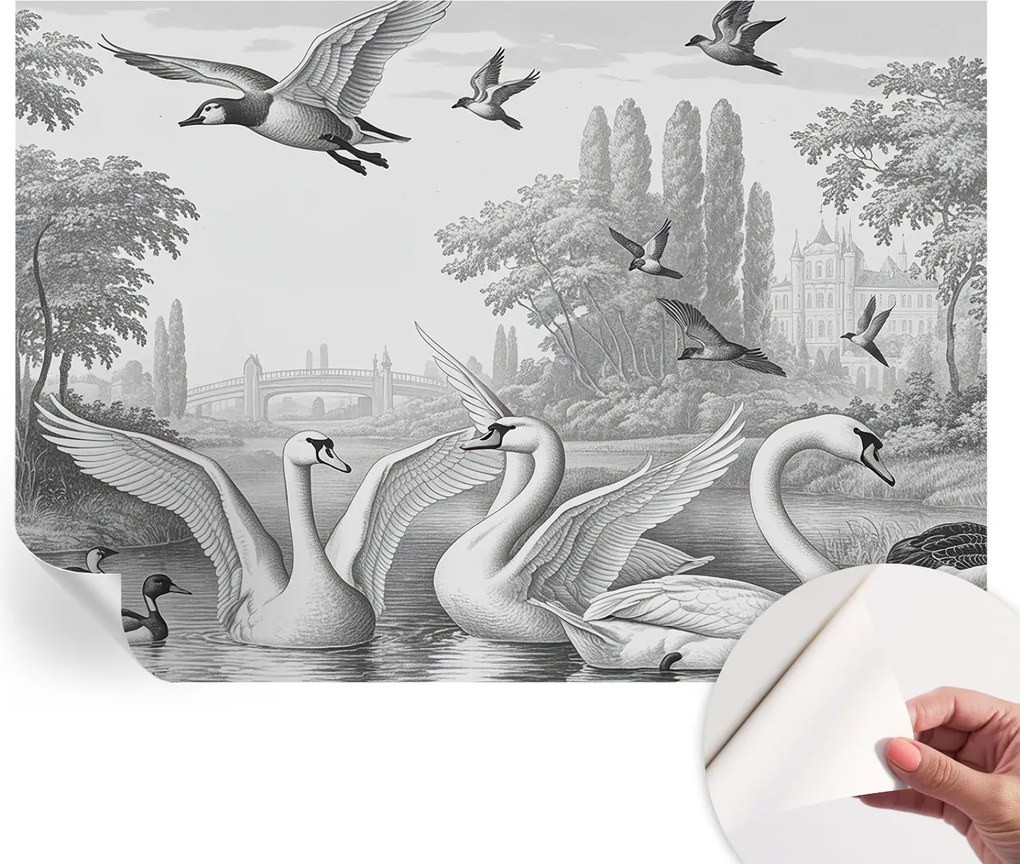 Fotótapéta Öntapadós tapéta a szobába Klasszikus tájkép 312x219 cm