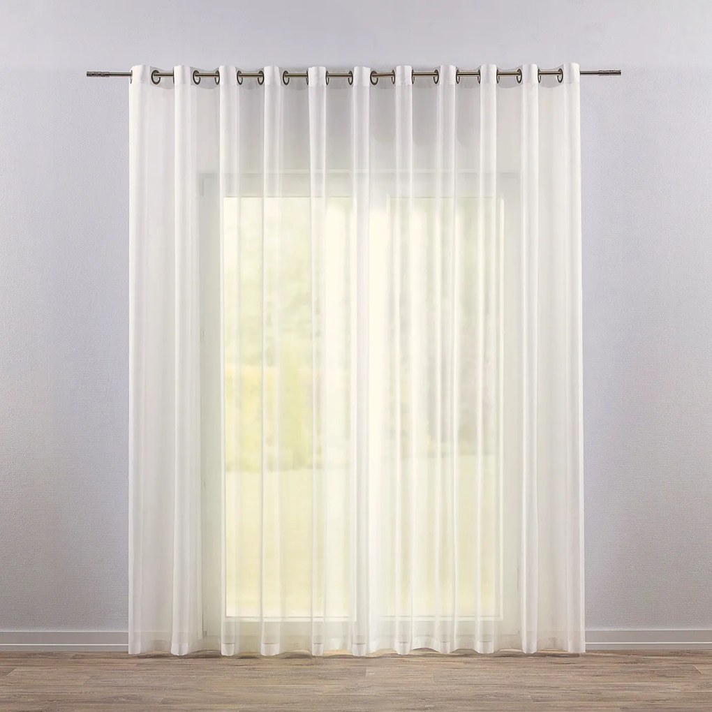Kész Függöny átvezető fátyol 140x260cm fehér