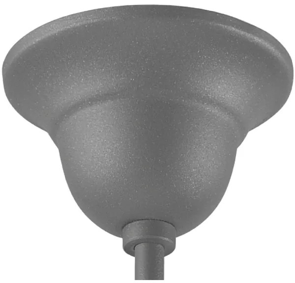 Csillár rúdon RETRO 1xE27/60W/230V ezüst