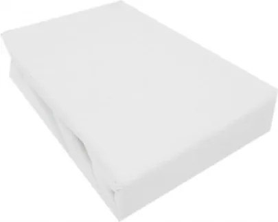 Frotté gumis lepedő, kiváló minőségű, 140x200 cm, fehér