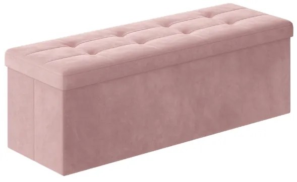 Taburette tárolóhellyel OTTOMAN 110x38 cm, rózsaszín