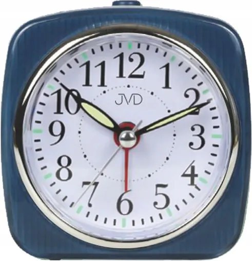 Kék Megvilágított Ovális Ébresztőóra Szundival Jvd SRP7503.3 7,5 cm