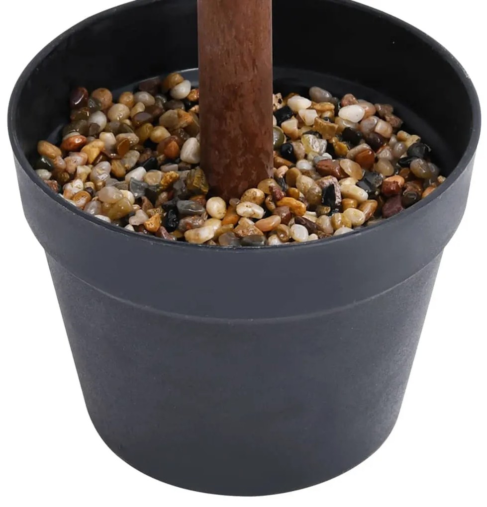 zöld gömbalakú cserepes műpuszpáng 90 cm