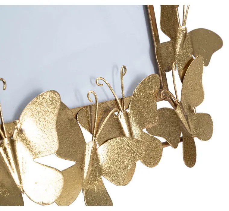 Aranyszínű fém álló képkeret 35x38 cm Butterfly – Mauro Ferretti