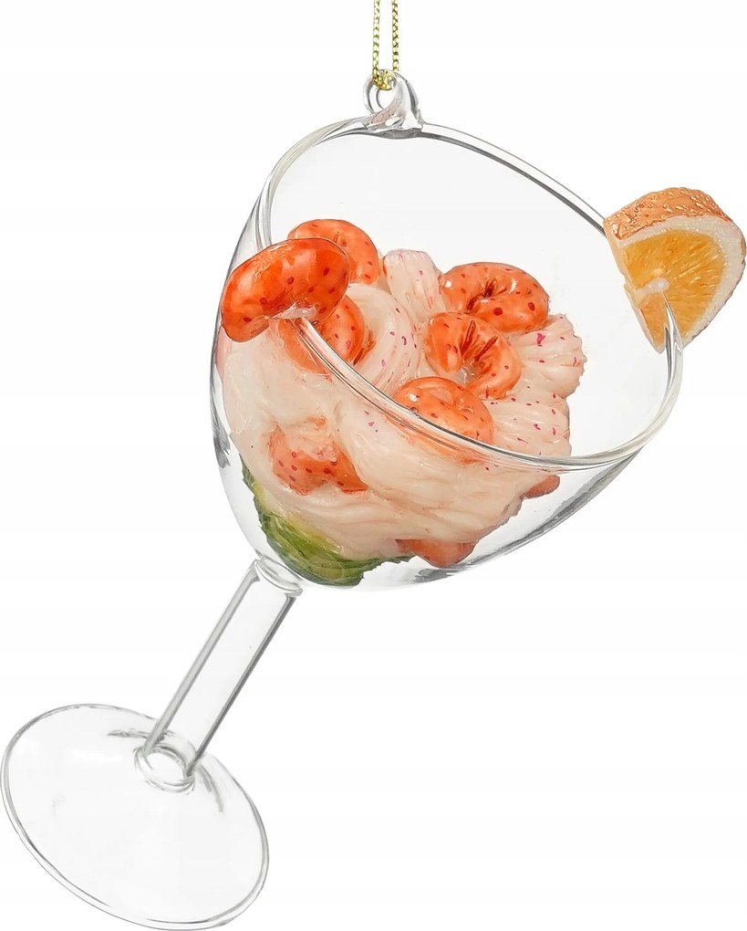 Üveggolyó garnélarák koktél