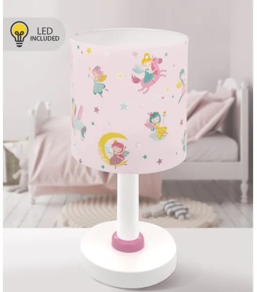 Dalber 42491N - LED gyereklámpa FAIRY DREAMS 1xG4/4W/230V rózsaszín