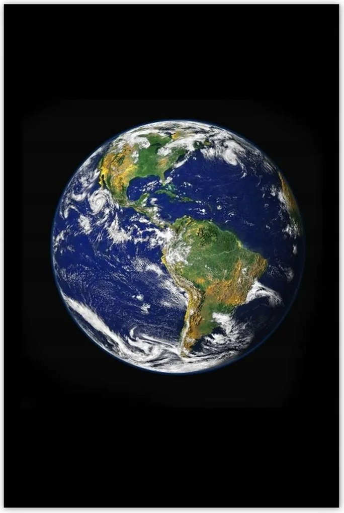 Poszterek 80x120 Föld Kilátás az űrből