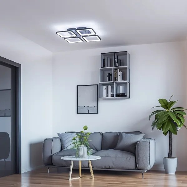 Brilagi - LED Dimmelhető felületre szerelhető csillár SQUARED LED/85W/230V 3000-6500K + távirányító