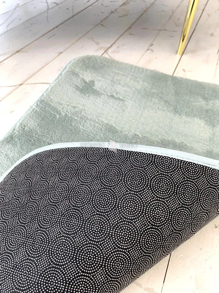 Royal Shaggy fürdőszobai szőnyeg Green (Zöld) 50x80cm