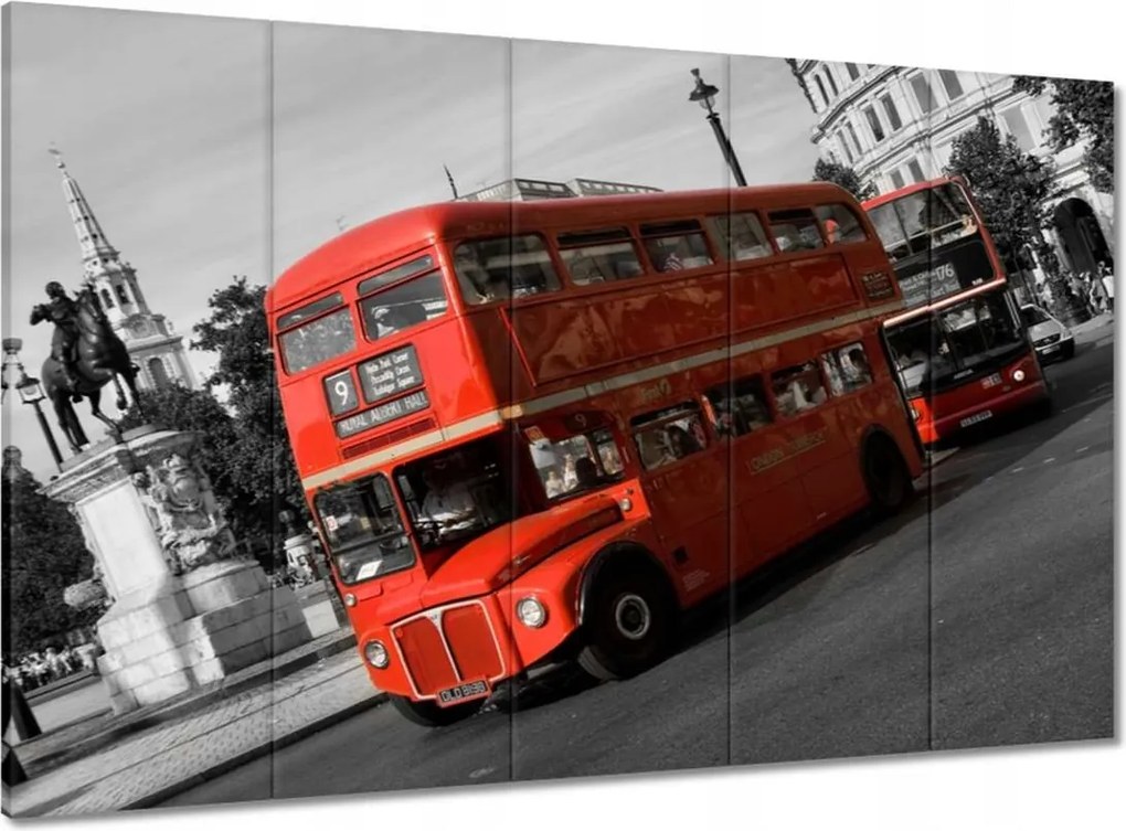 Vászonkép 100x70 Piros busz London